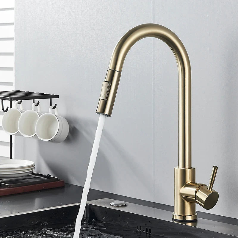 FlexiFlow | Elegant Pull-Out Kitchen Faucet