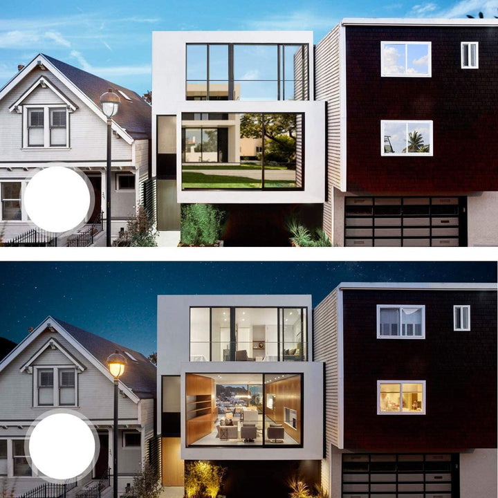 PrivacyShield - Reflective Window Film - Daytime Privacy, Clear Visibility