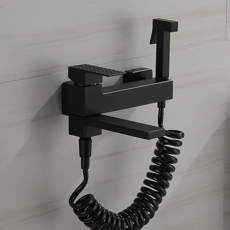 EleganceLuxFlow | Brushed Gold Shower Mixer Tap