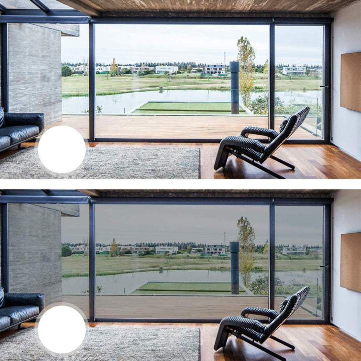 PrivacyShield - Reflective Window Film - Daytime Privacy, Clear Visibility