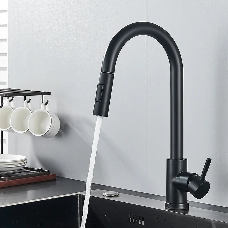 FlexiFlow | Elegant Pull-Out Kitchen Faucet