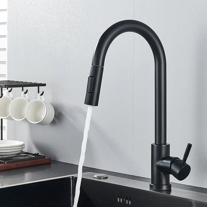 TurnFlow | Kitchen Faucet with 360° Rotation Option