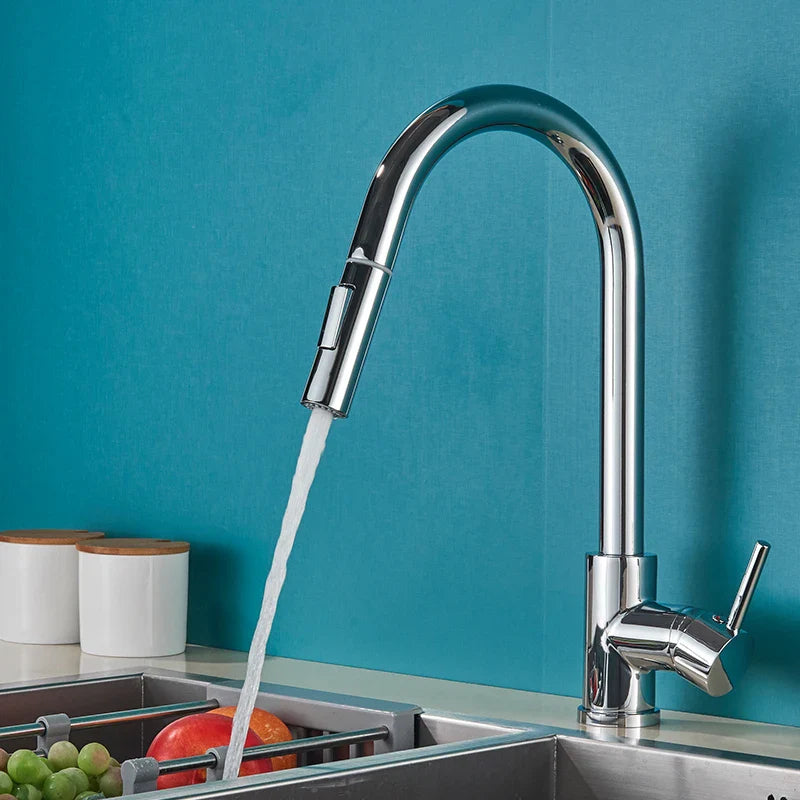 FlexiFlow | Elegant Pull-Out Kitchen Faucet