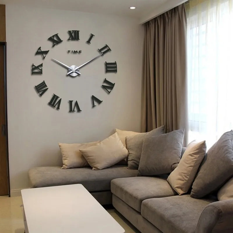 PrestigeTime | Large Acrylic Wall Clock for Home Decor