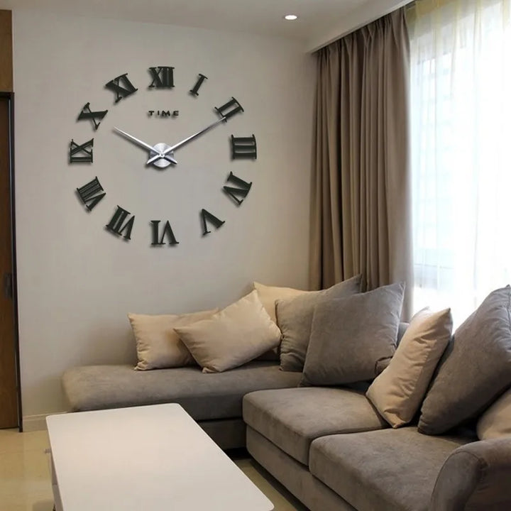 PrestigeTime | Large Acrylic Wall Clock for Home Decor