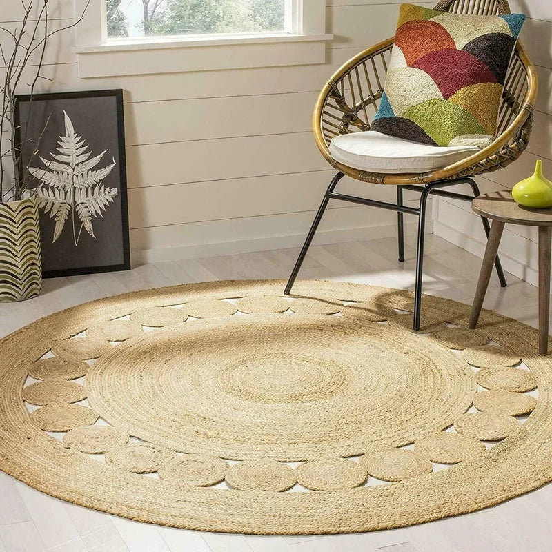 EcoJute - Modern Jute Rug for Living Rooms