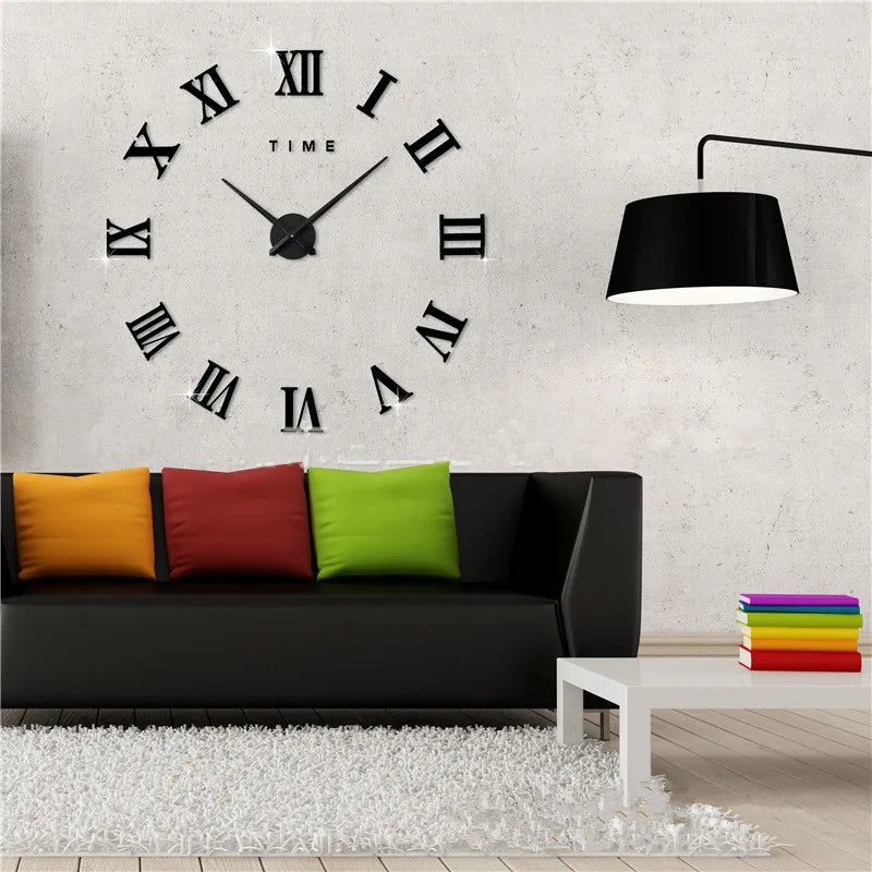 PrestigeTime | Large Acrylic Wall Clock for Home Decor