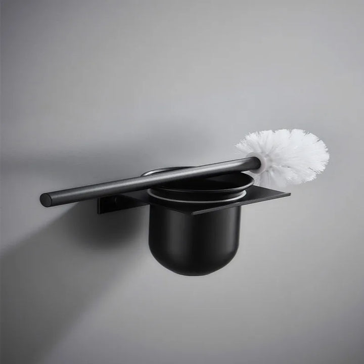 NoirMount | Stylish Stainless Steel Wall Toilet Brush