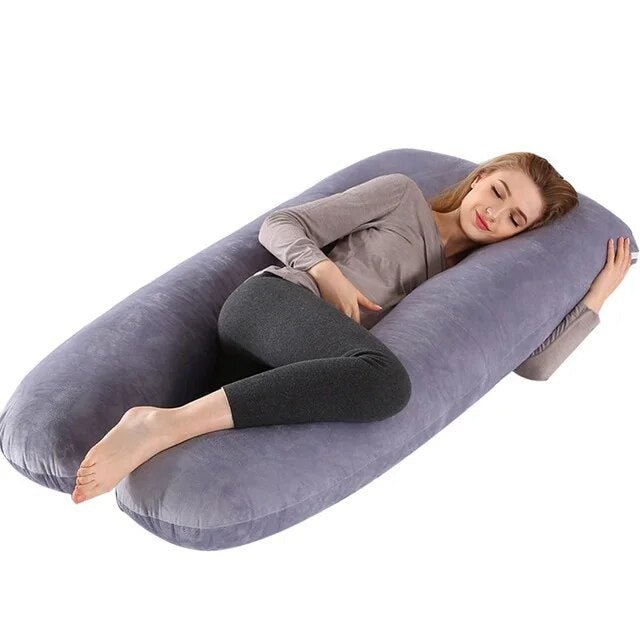 Ultimate Therapeutic Support Pillow – Relieves Neck, Back, and Belly Discomfort – Ideal for Expecting Mothers