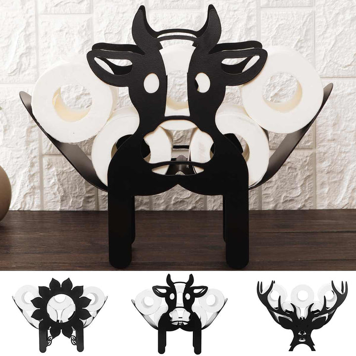 ZooRoll | Toilet Paper Holder with Animal Design for Extra Storage