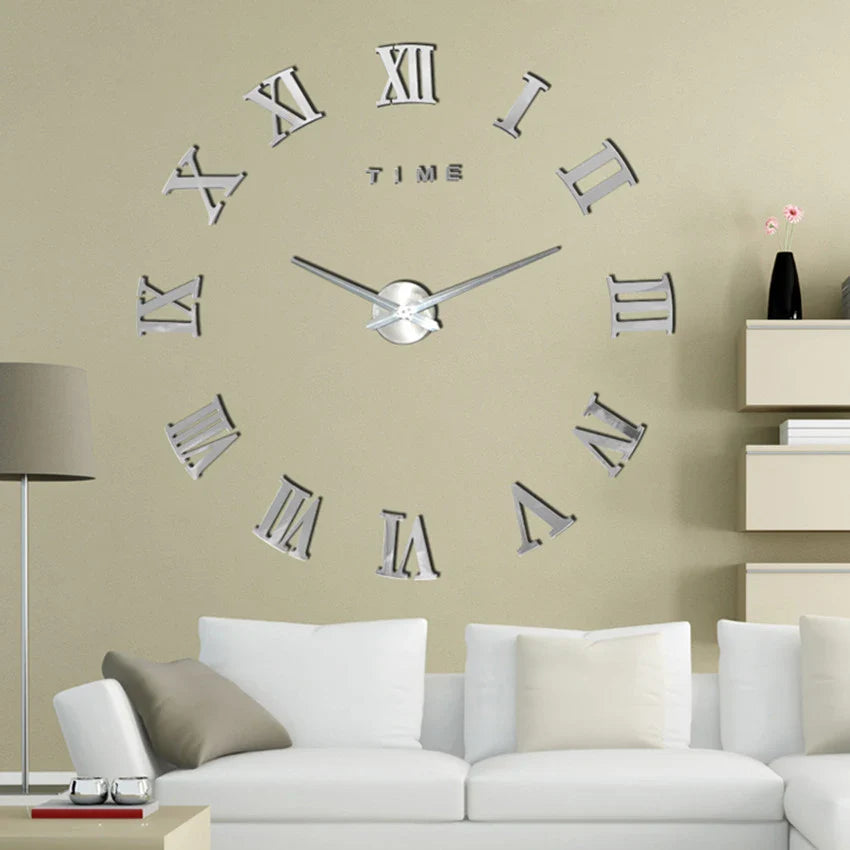 PrestigeTime | Large Acrylic Wall Clock for Home Decor