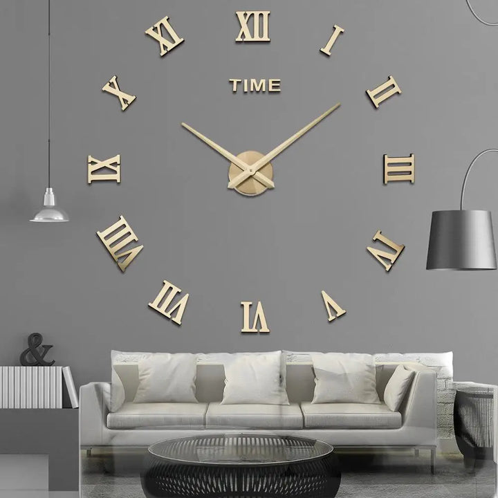 PrestigeTime | Large Acrylic Wall Clock for Home Decor