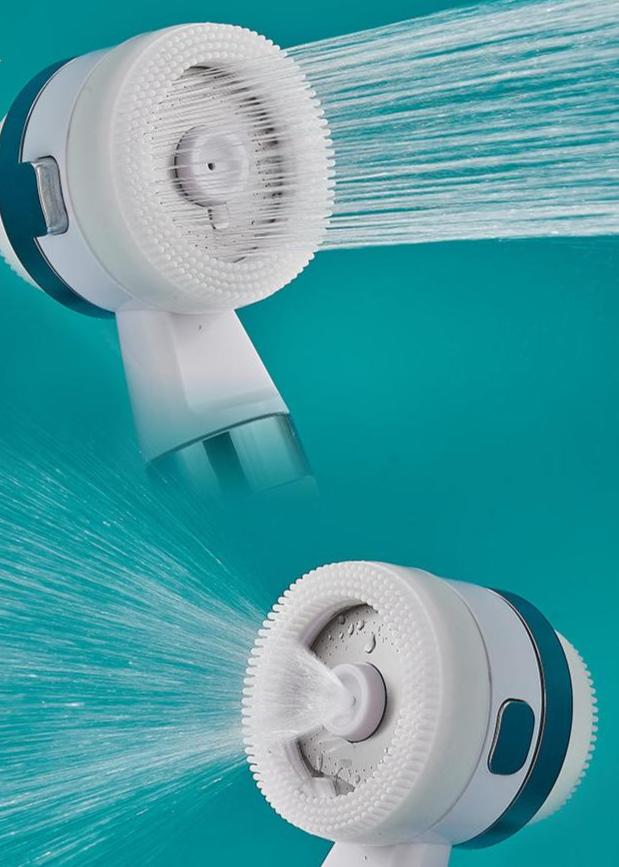 AquaSoothe Showerhead - Child and Pet Friendly - Gentle Design for a Fun and Soothing Bathing Experience