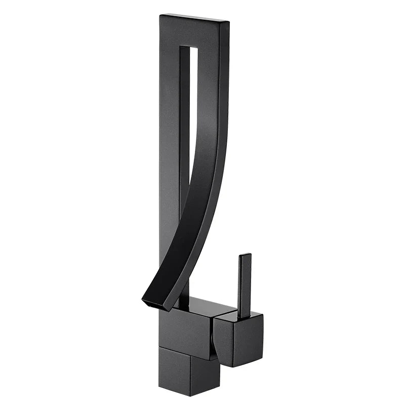 LuxeFlow | Brass Sink Mixer Tap