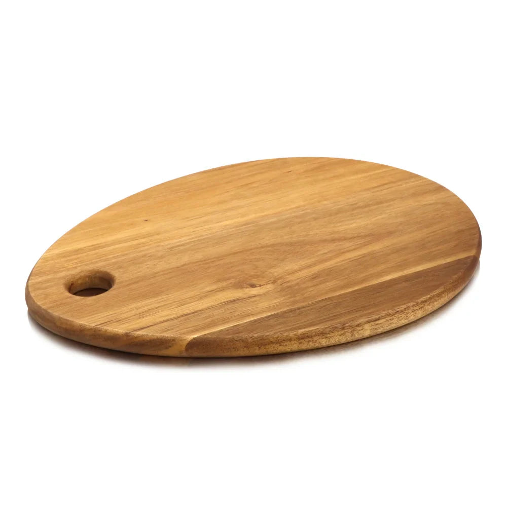 AcaciaDelight | Solid Wooden Cutting Board in Drop Shape
