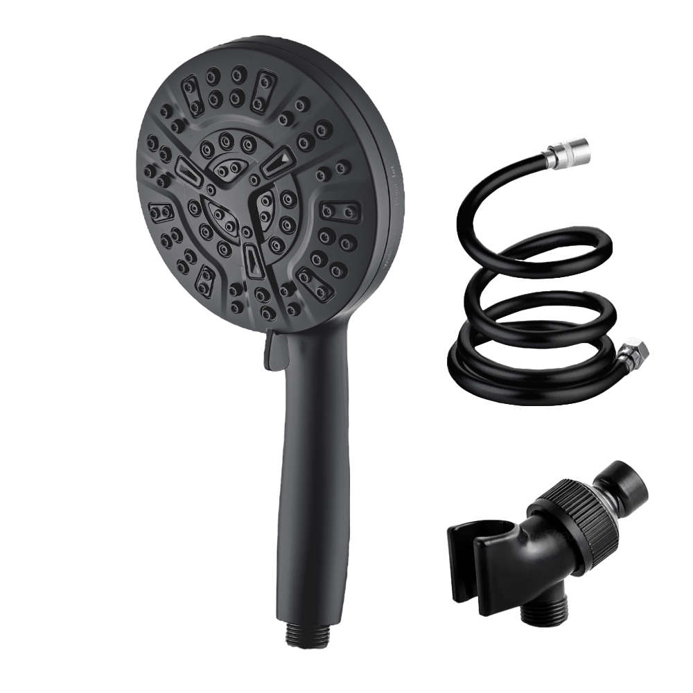 LuxeFlow Shower Head - High-Pressure Spray - Customizable Settings for a Personal Experience