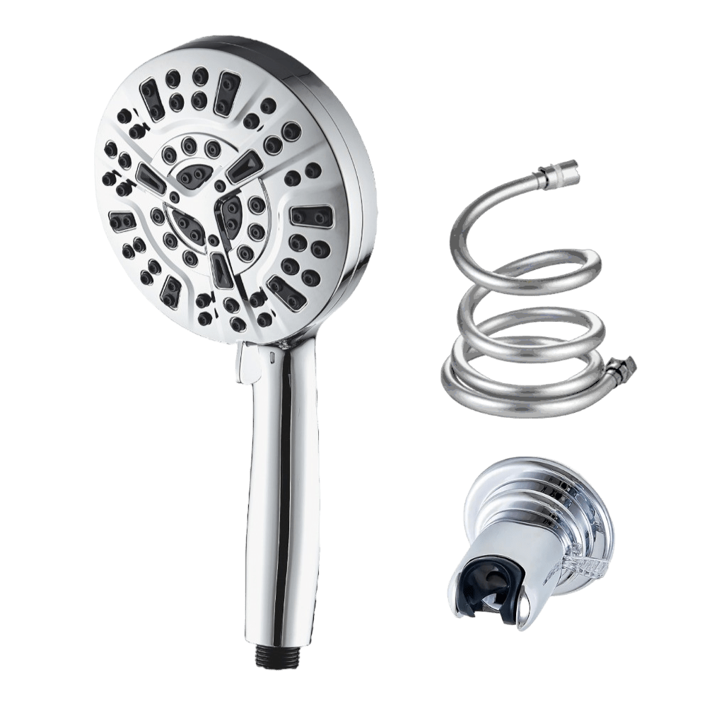 LuxeFlow Shower Head - High-Pressure Spray - Customizable Settings for a Personal Experience