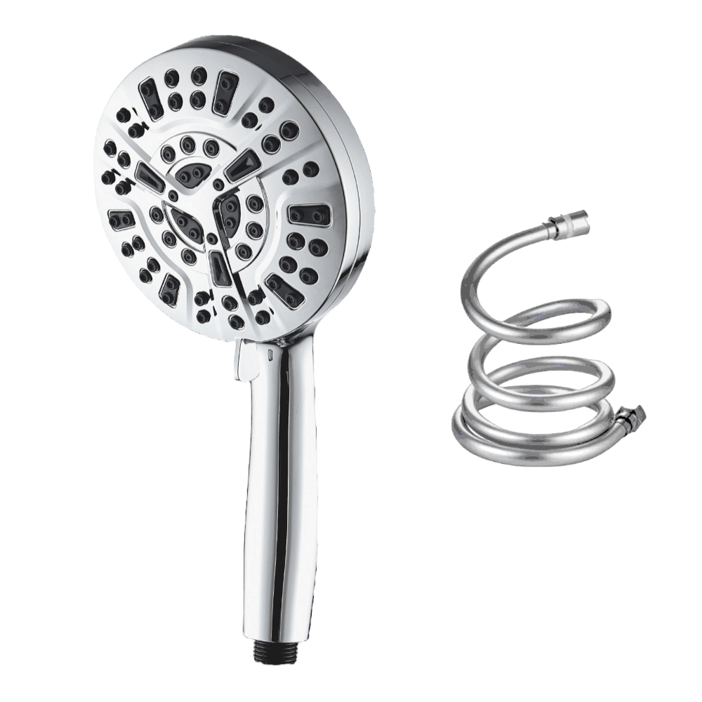 LuxeFlow Shower Head - High-Pressure Spray - Customizable Settings for a Personal Experience