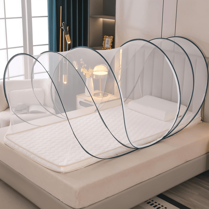 SerenityGuard – Foldable Round Mosquito Net with Fine Mesh & Sturdy Frame