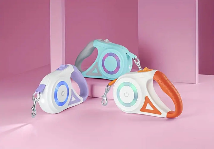 Ultimate Safety for Your Dog - LED Lighting and 5m Range - Night Walking Companion