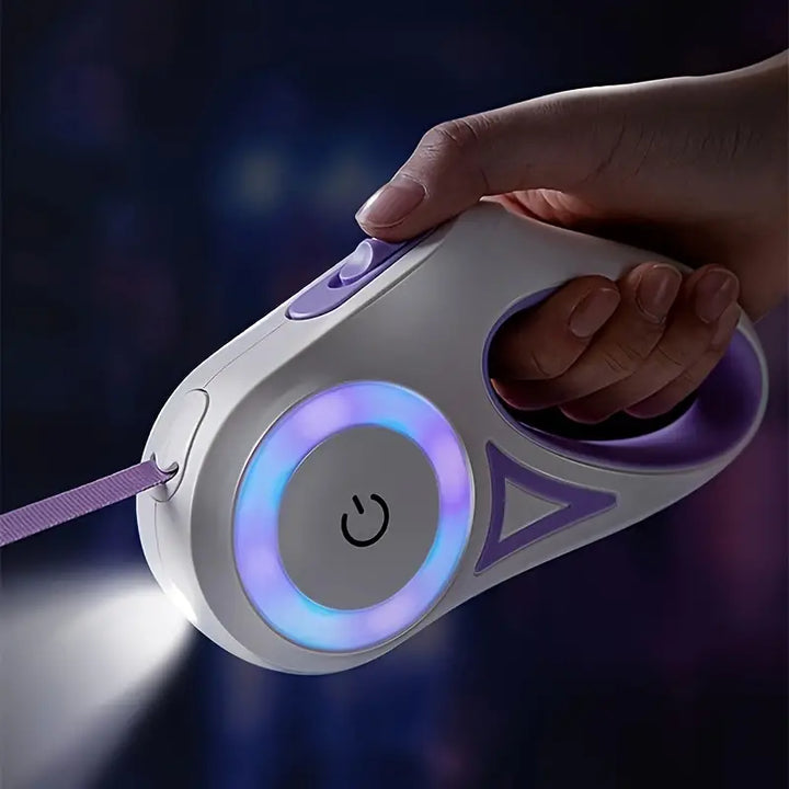 Ultimate Safety for Your Dog - LED Lighting and 5m Range - Night Walking Companion