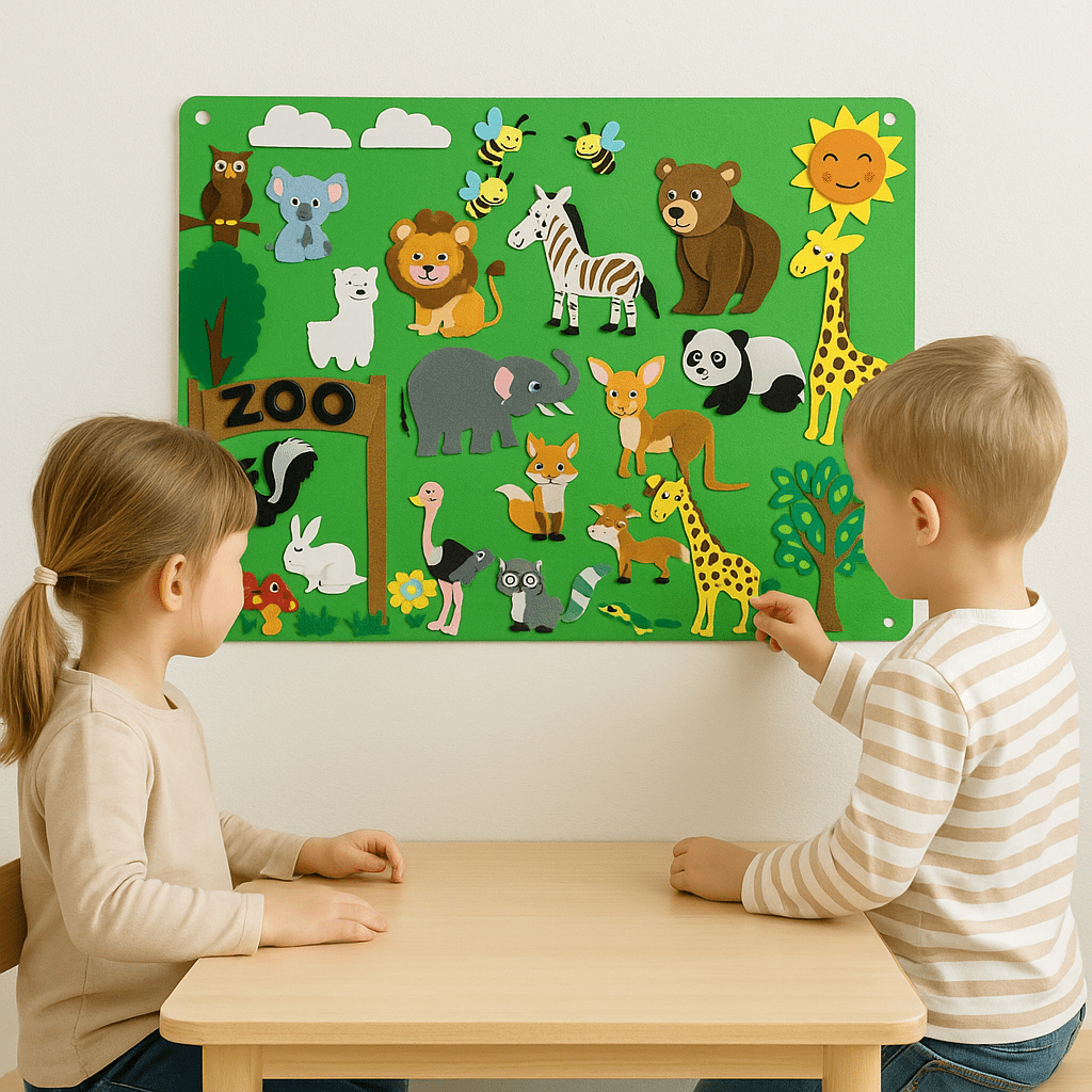 Interactive Felt Board Educational Toy for Creative Stories – Durable Toy for Children Aged 3 and Up