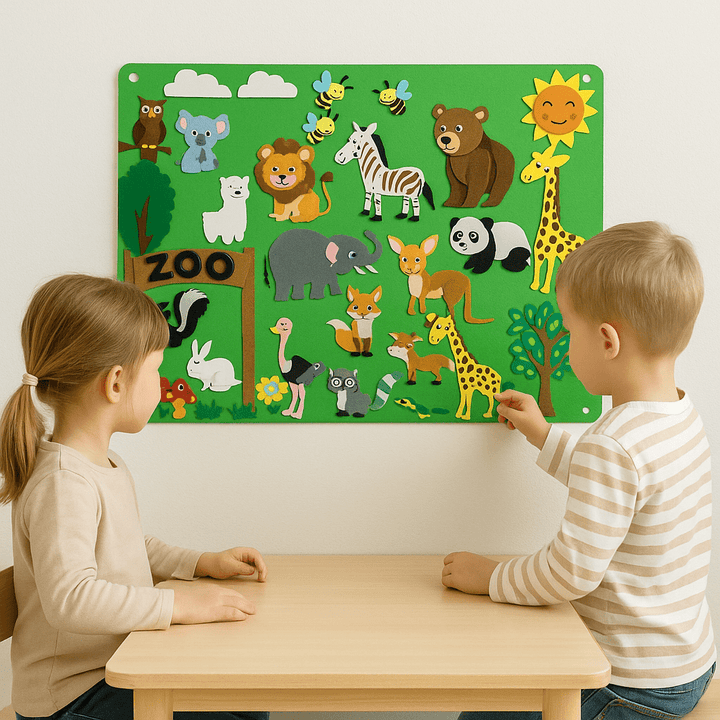 Interactive Felt Board Educational Toy for Creative Stories – Durable Toy for Children Aged 3 and Up