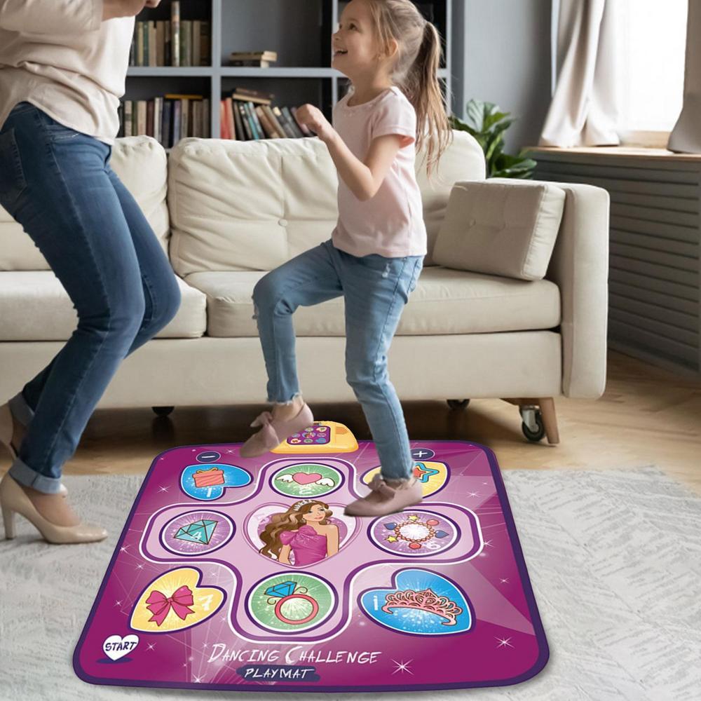 Interactive Dance Mat for Children with LED Lights and Music – Educational and Safe Toy for Coordination and Rhythm