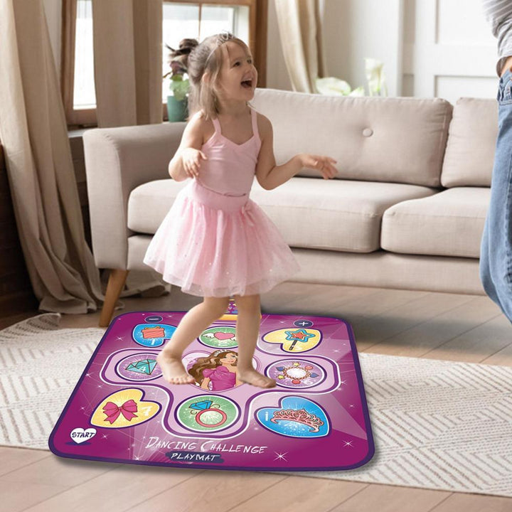 Interactive Dance Mat for Children with LED Lights and Music – Educational and Safe Toy for Coordination and Rhythm