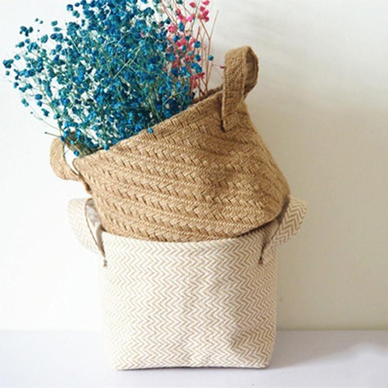 JuteLoom – Handwoven Jute Basket for Natural Storage