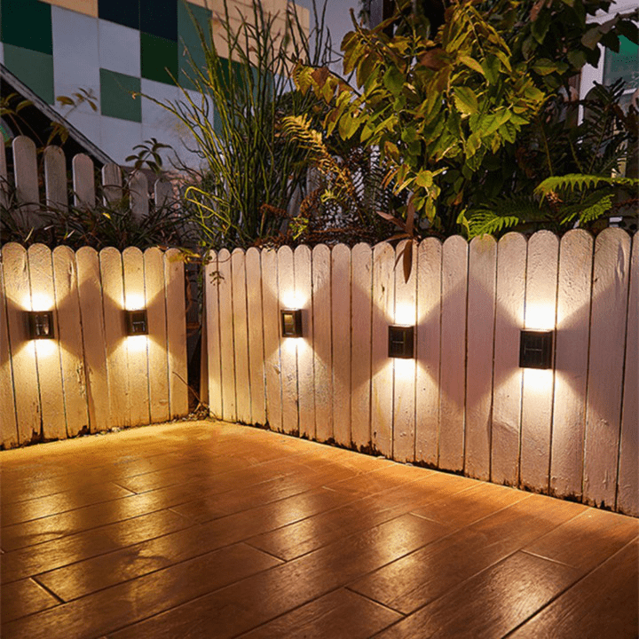 GlowSphere | Deluxe Solar LED Wall Lamps for Perfect Outdoor Ambiance