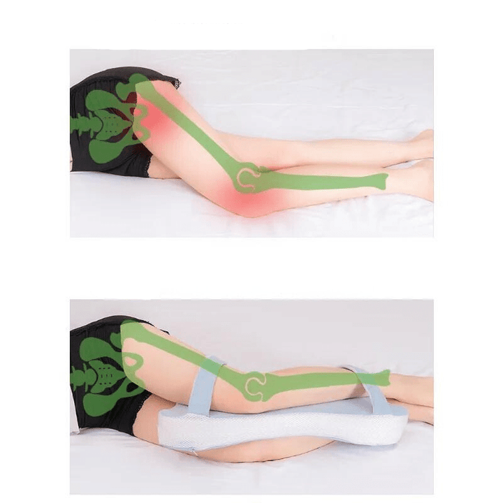 Knee Pillow for Comfort and Alignment - Relieves Pain and Supports a Healthy Spine