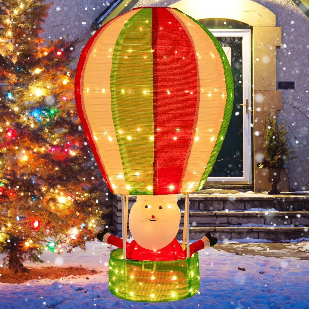 GlowBalloon – Pop-up Christmas Decoration with LED Santa Display