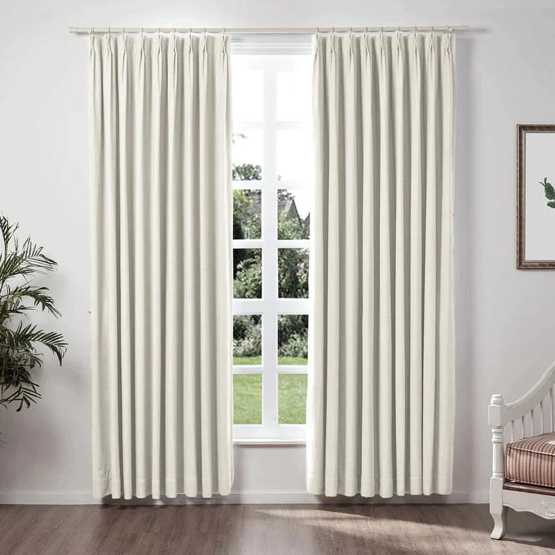 NightLoom | Luxe Linen Blackout Curtains for Comfortable Sleep