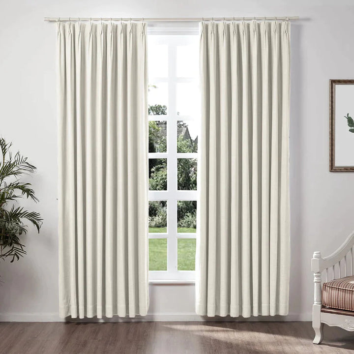 NightLoom | Luxe Linen Blackout Curtains for Comfortable Sleep