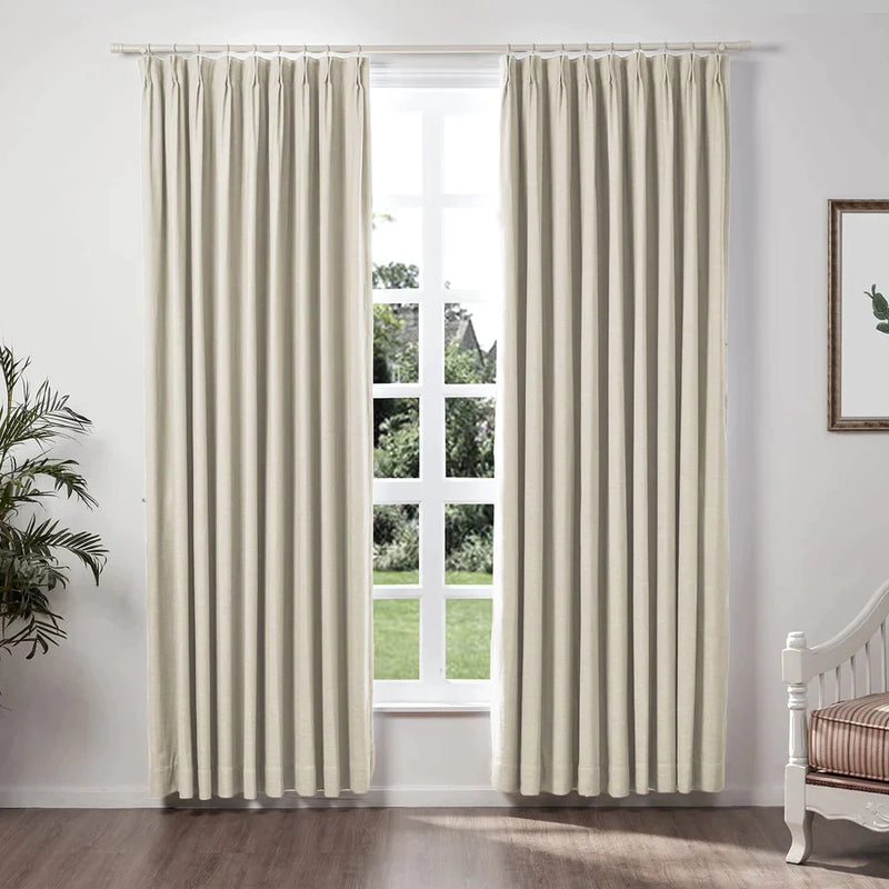 NightLoom | Luxe Linen Blackout Curtains for Comfortable Sleep