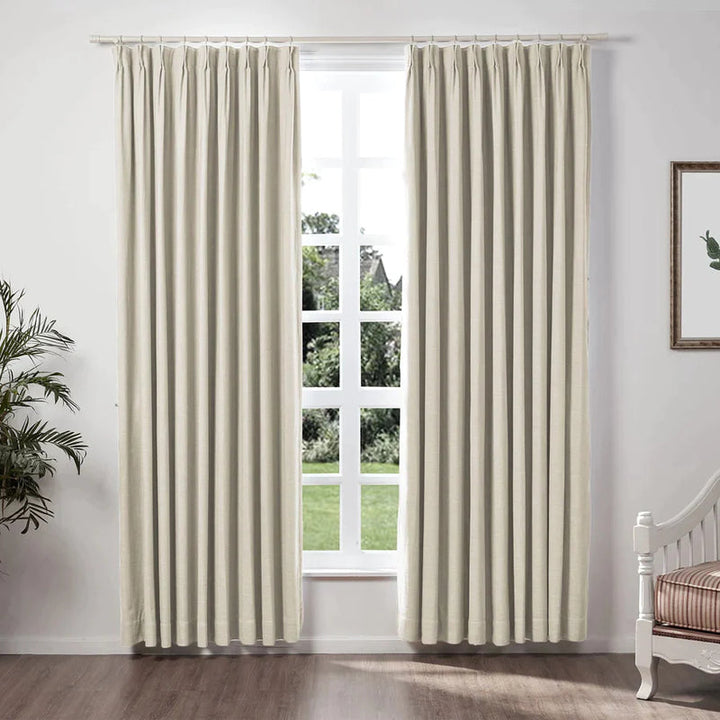 NightLoom | Luxe Linen Blackout Curtains for Comfortable Sleep