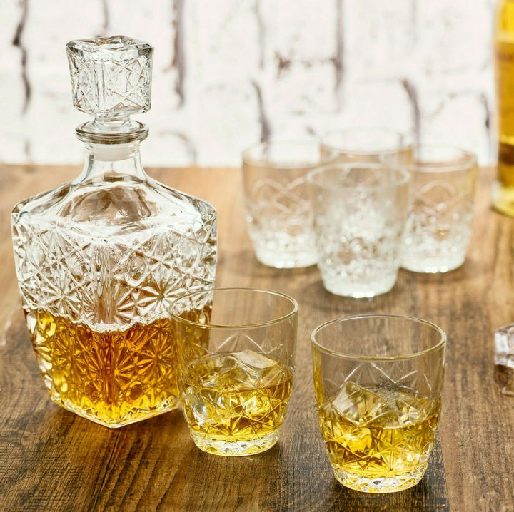 UltimateWhiskey | Whiskey Decanter and Glass Set