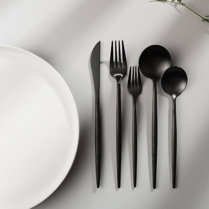 StyleKitchen – Minimalist Stainless Steel Cutlery Set – Elegant and Functional for Every Meal