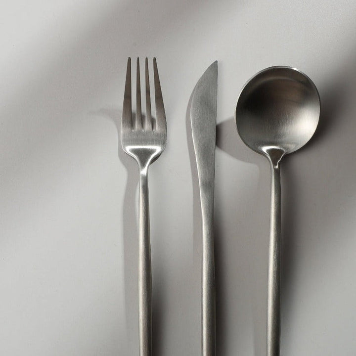 StyleKitchen – Minimalist Stainless Steel Cutlery Set – Elegant and Functional for Every Meal
