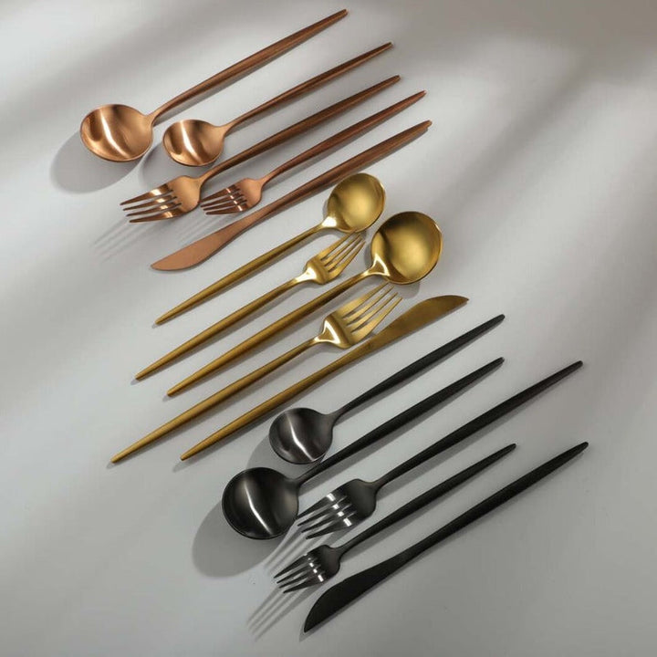 StyleKitchen – Minimalist Stainless Steel Cutlery Set – Elegant and Functional for Every Meal