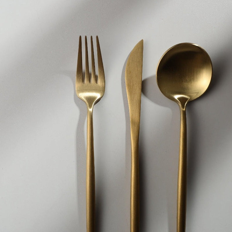 StyleKitchen – Minimalist Stainless Steel Cutlery Set – Elegant and Functional for Every Meal