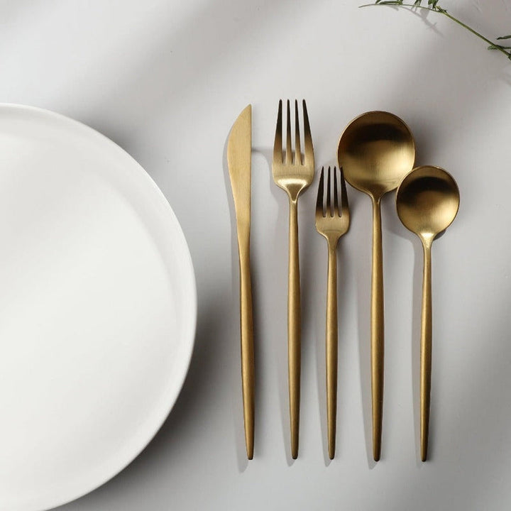 StyleKitchen – Minimalist Stainless Steel Cutlery Set – Elegant and Functional for Every Meal