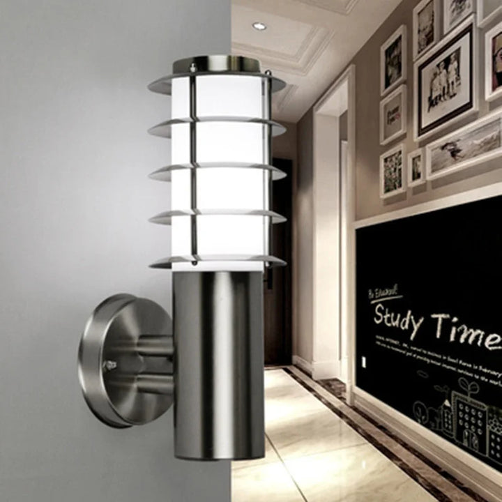 StainlessGlow | Modern Stainless Steel Outdoor Wall Lamp