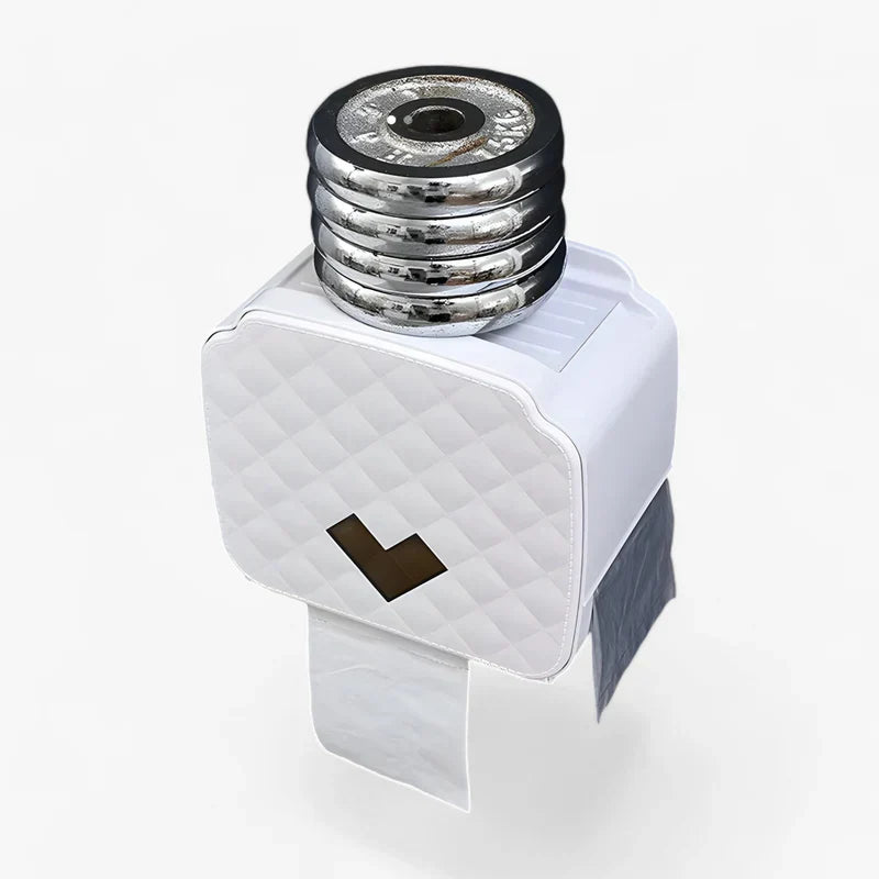 DryRoll | Waterproof Toilet Paper Holder with Extra Storage