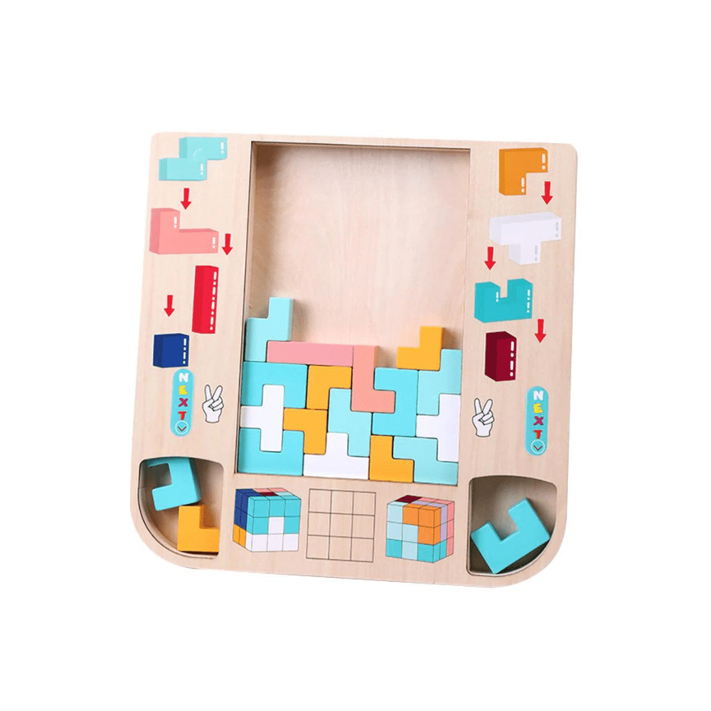 Wooden Puzzle Game for Endless Fun and Learning - Stimulates Patience, Spatial Insight, and Critical Thinking