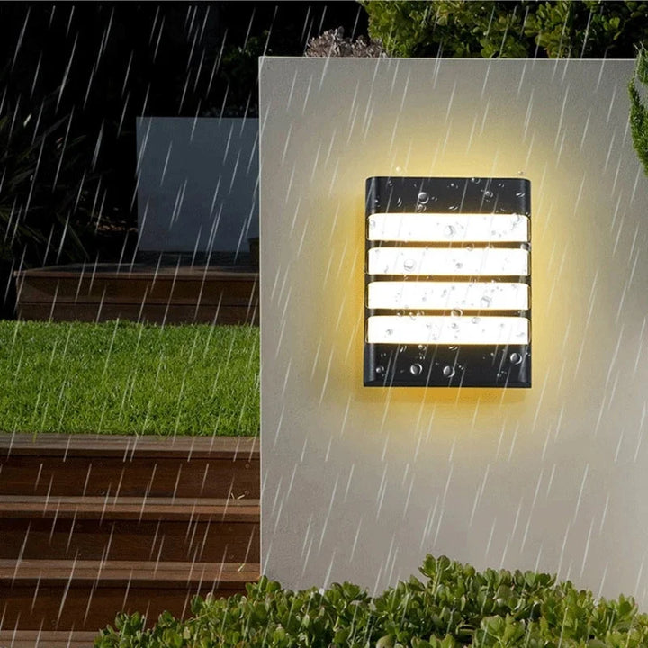 LumaGuard | Sustainable Outdoor Wall Lighting for the Whole Year