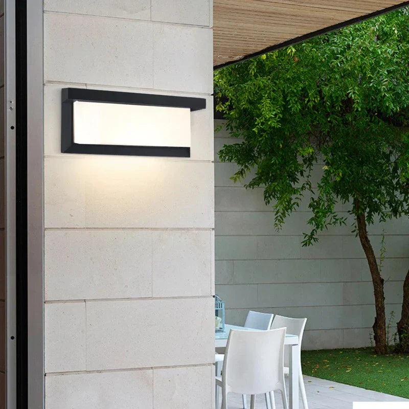 HorizonGlow | Sustainable Waterproof LED Wall Lamp
