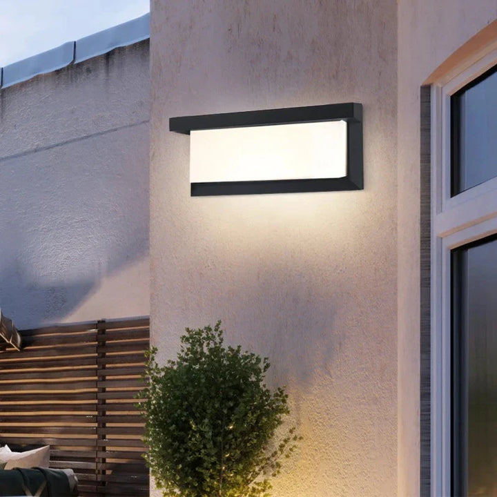 HorizonGlow | Sustainable Waterproof LED Wall Lamp