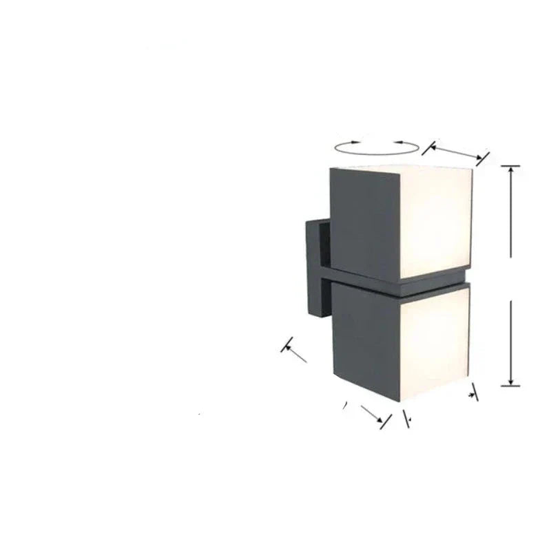 GlowPath | LED Outdoor Wall Lamp for Garden and Terrace